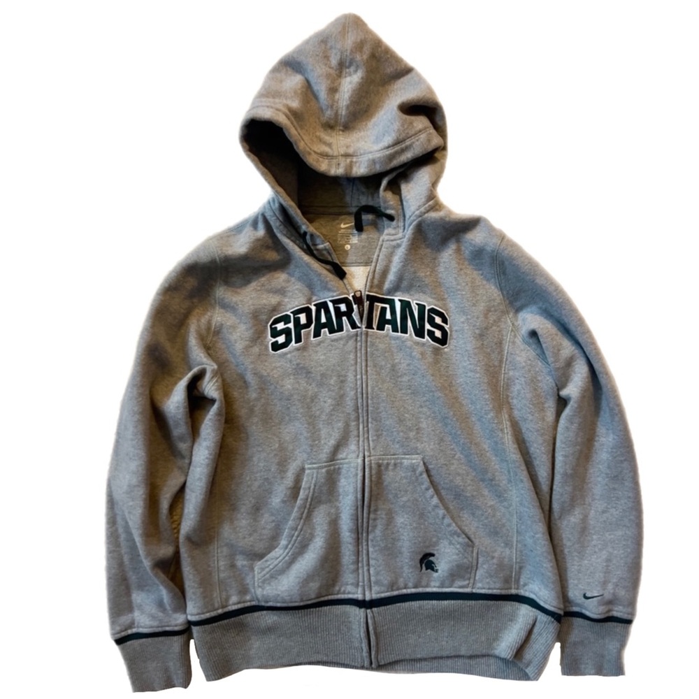 Spartans Nike hoodie. Kids large 12/14. So cute and nice quality.